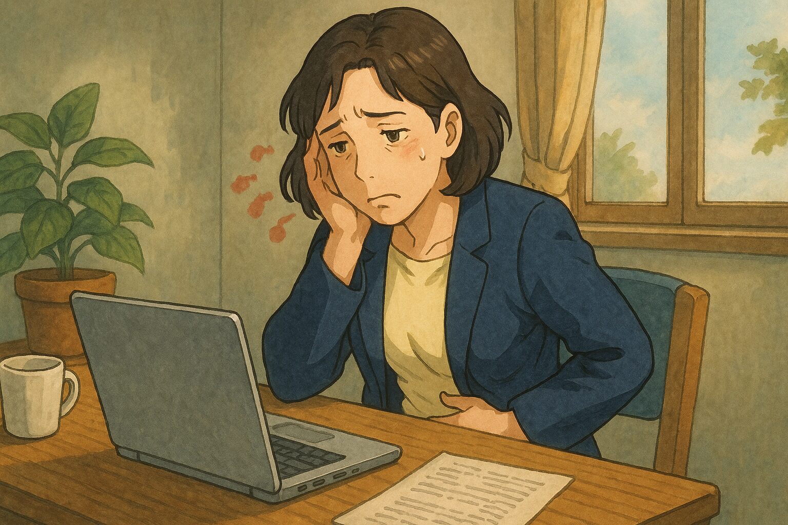 更年期の不調に悩む女性