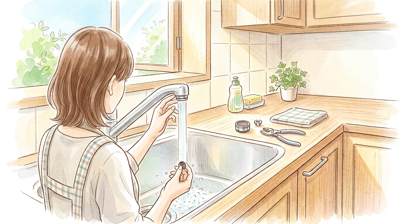 キッチンの水栓交換（リフォーム記事⑥）